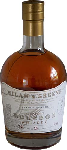 Milam & Greene Single Barrel Straight Bourbon Whiskey