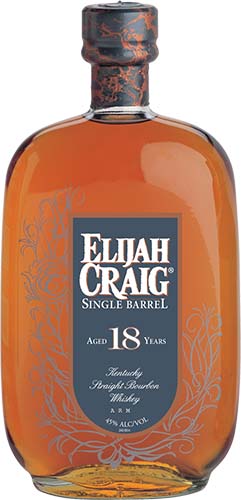 Elijah Craig 18 Year Old Single Barrel Straight Bourbon Whiskey
