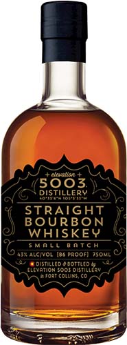 Elevation 5003 Straight Bourbon Whiskey