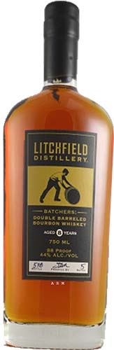 Litchfield Distillery Batchers' Double Barreled Bourbon 8 Year
