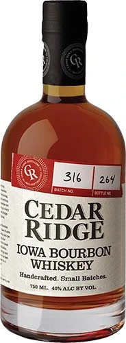 Cedar Ridge Iowa Bourbon Whiskey