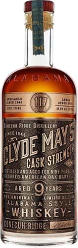 Clyde May's 9 Years Old Cask Strength Alabama Whiskey