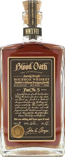 Blood Oath Bourbon Pact No.3