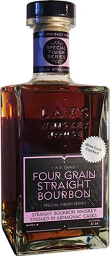 A.D.Laws Four Grain Straight Bourbon Finished In Armagnac Casks