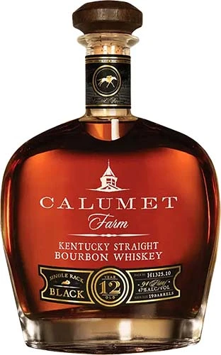 Calumet Farm 12 Years Single Rack Black Kentucky Straight Bourbon Whiskey