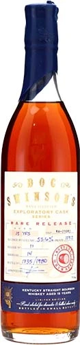 Doc Swinson's 15 Year Cask Strength Kentucky Straight Bourbon Whiskey
