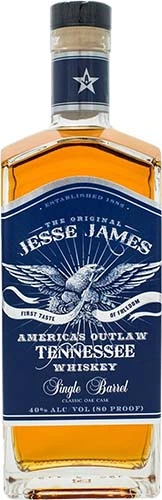Jesse James Single Barrel Tennessee Whiskey