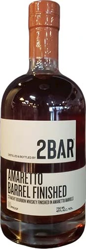 2Bar Spirits Amaretto Barrel Finished Straight Bourbon Whiskey