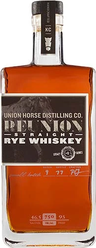 Union Horse Reunion Straight Rye Ok Edition