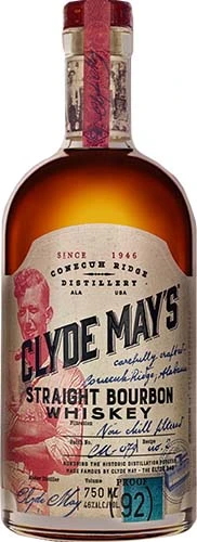Clyde May's straight Bourbon Whiskey